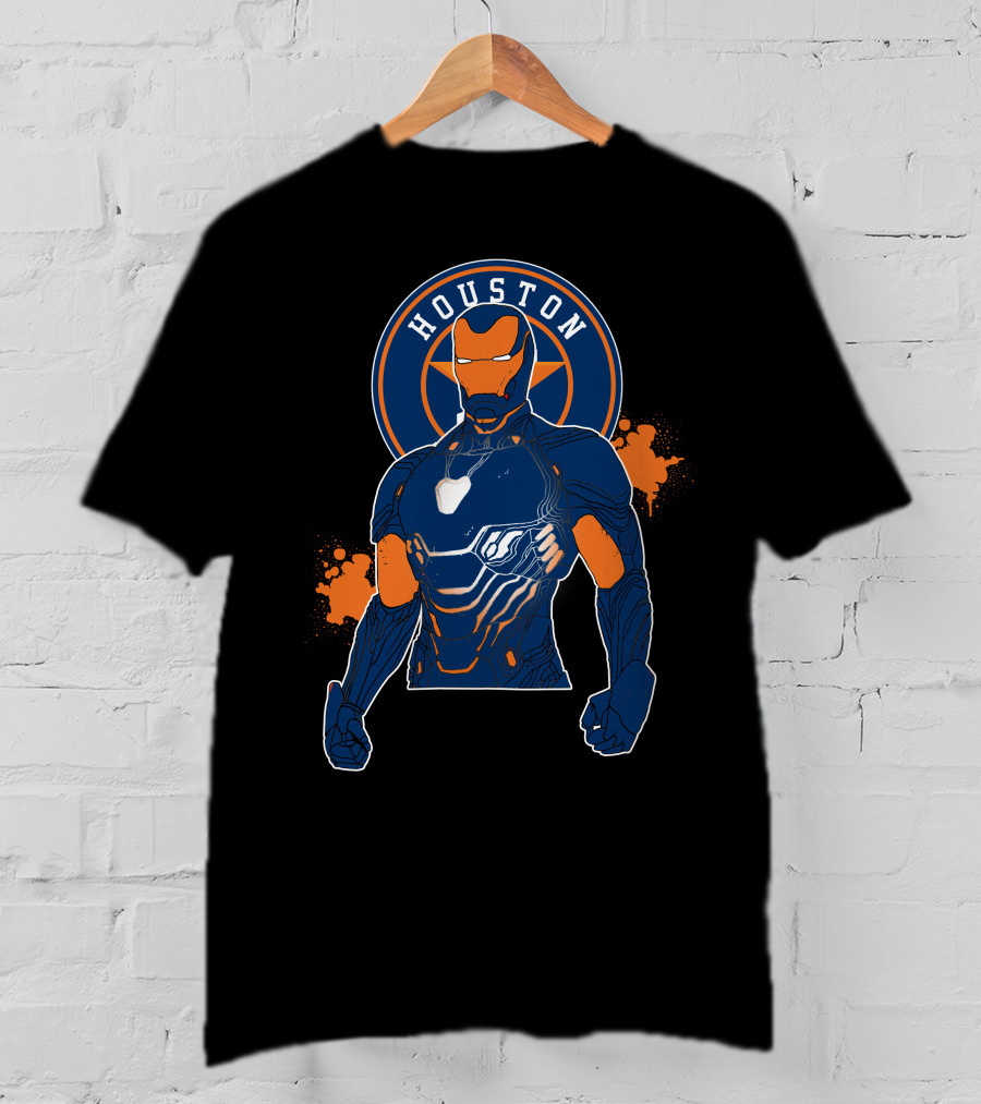Houston Iron Man Astros Fusion T-Shirt