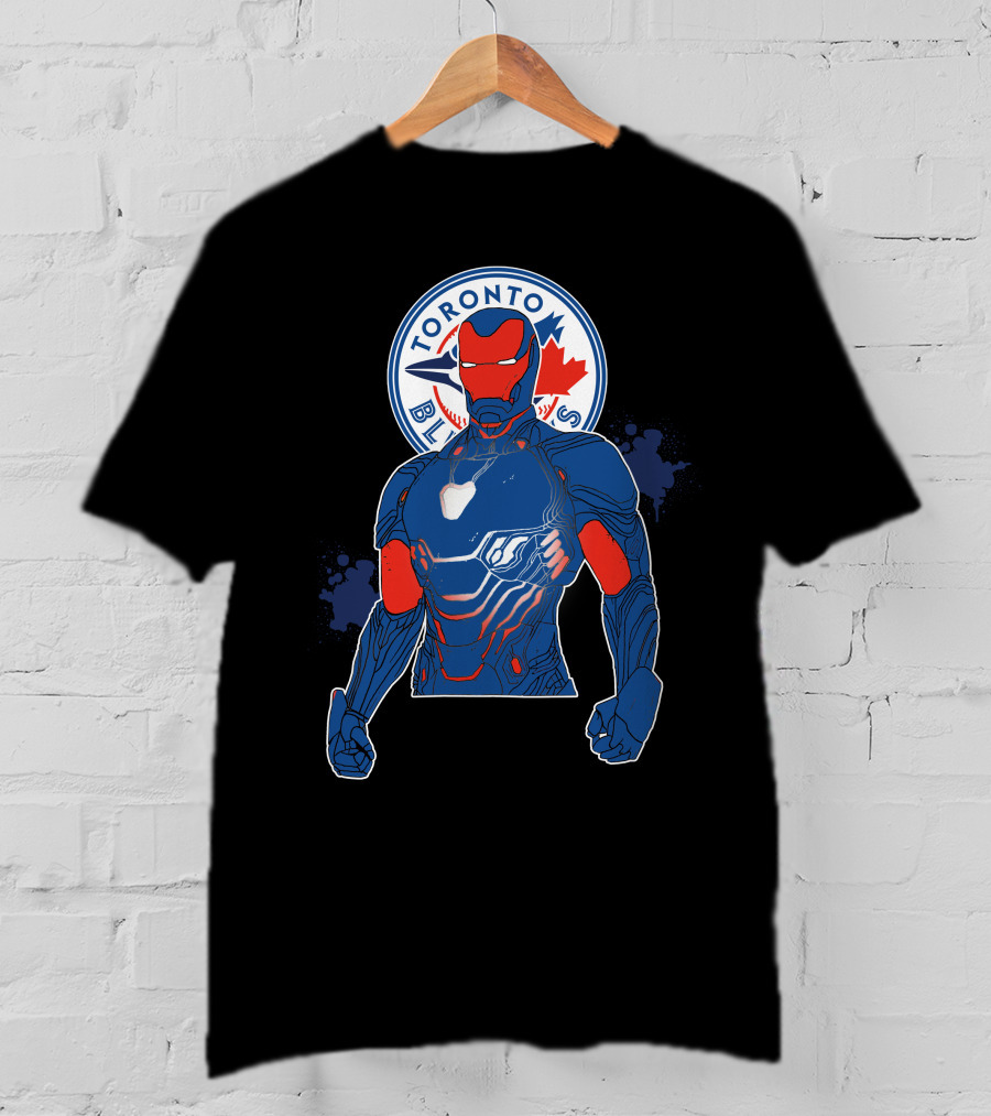 Iron Man Toronto Blue Jays Mashup T-Shirt
