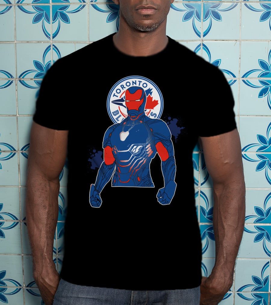 Iron Man Toronto Blue Jays Mashup T-Shirt