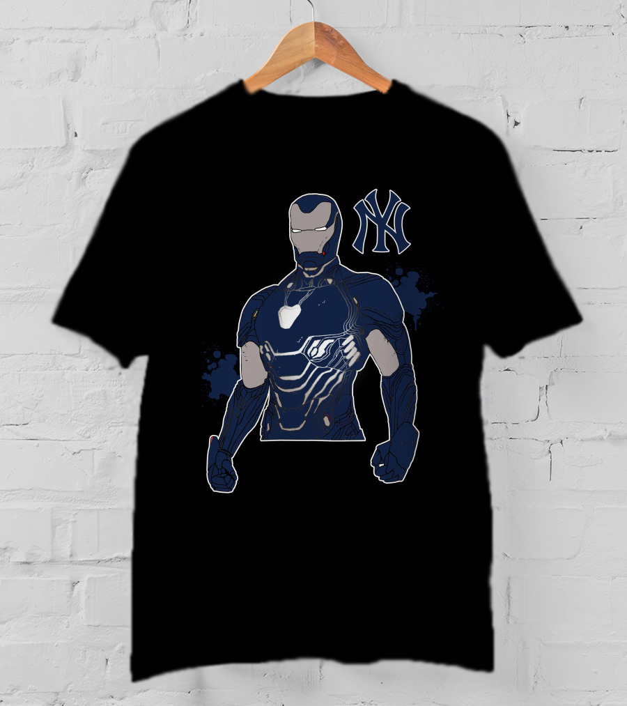 Iron Man Yankees Crossover T-Shirt
