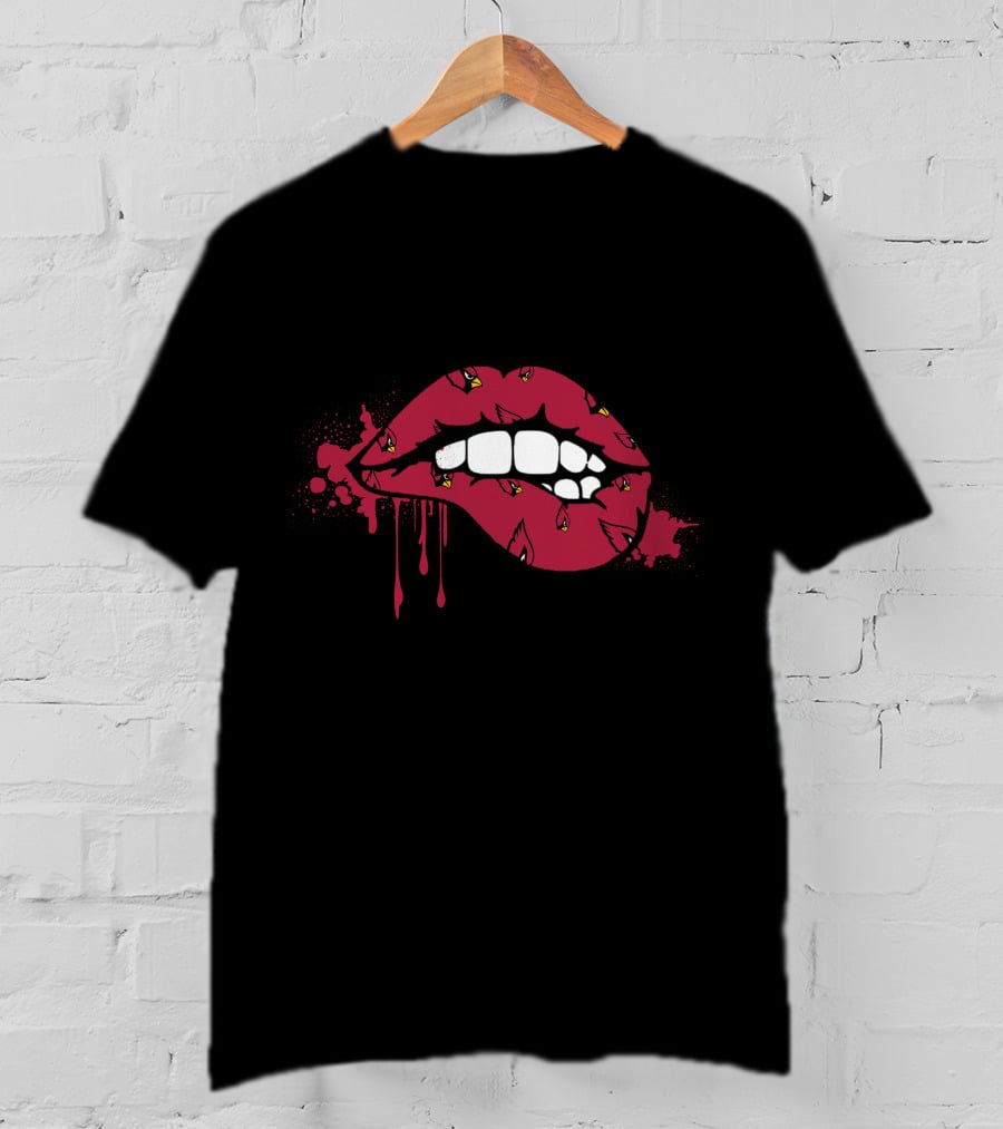 Dripping Lips With Cardinals T-Shirt