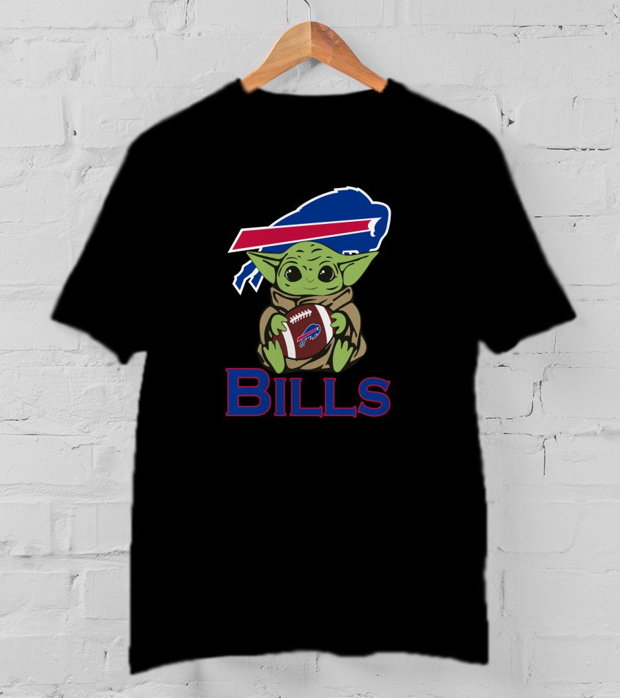 Bills Baby Yoda Star Wars Buffalo Football T-Shirt