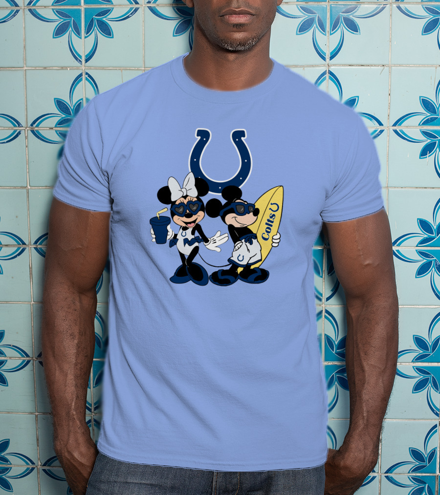Colts Mickey Happy Vacation Colts U T-Shirt