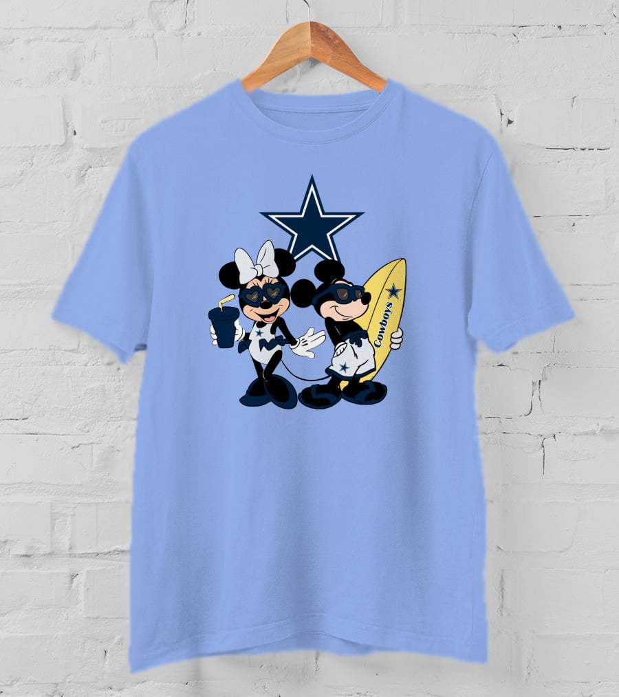 Cowboys Mickey Vacation Star Surfing T-Shirt