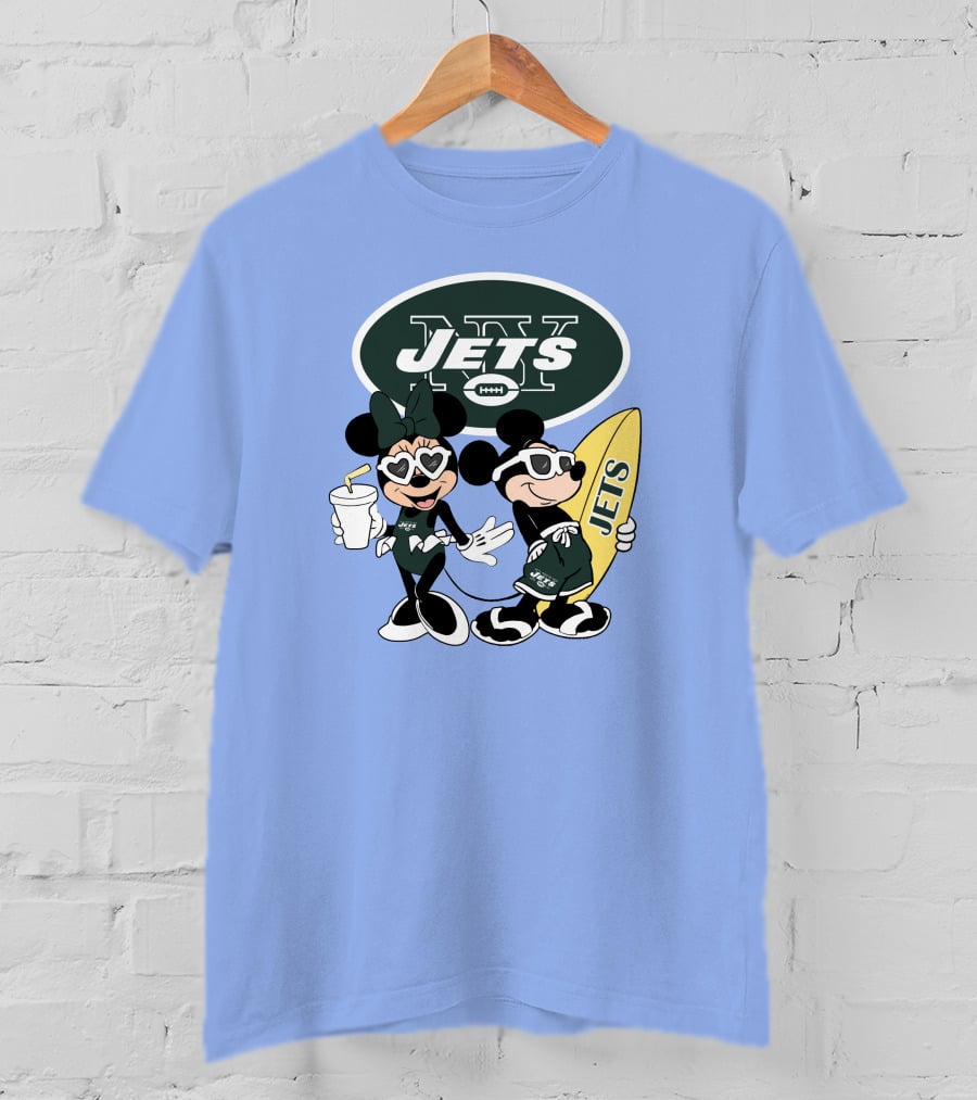 Jets Mickey Surfing Vacation Adventure T-Shirt