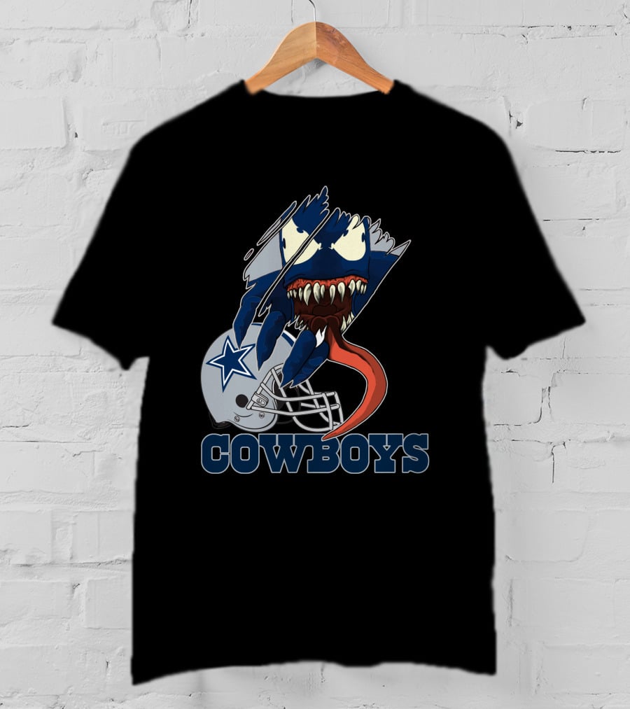 Cowboys Venom Dallas Football Mashup T-Shirt