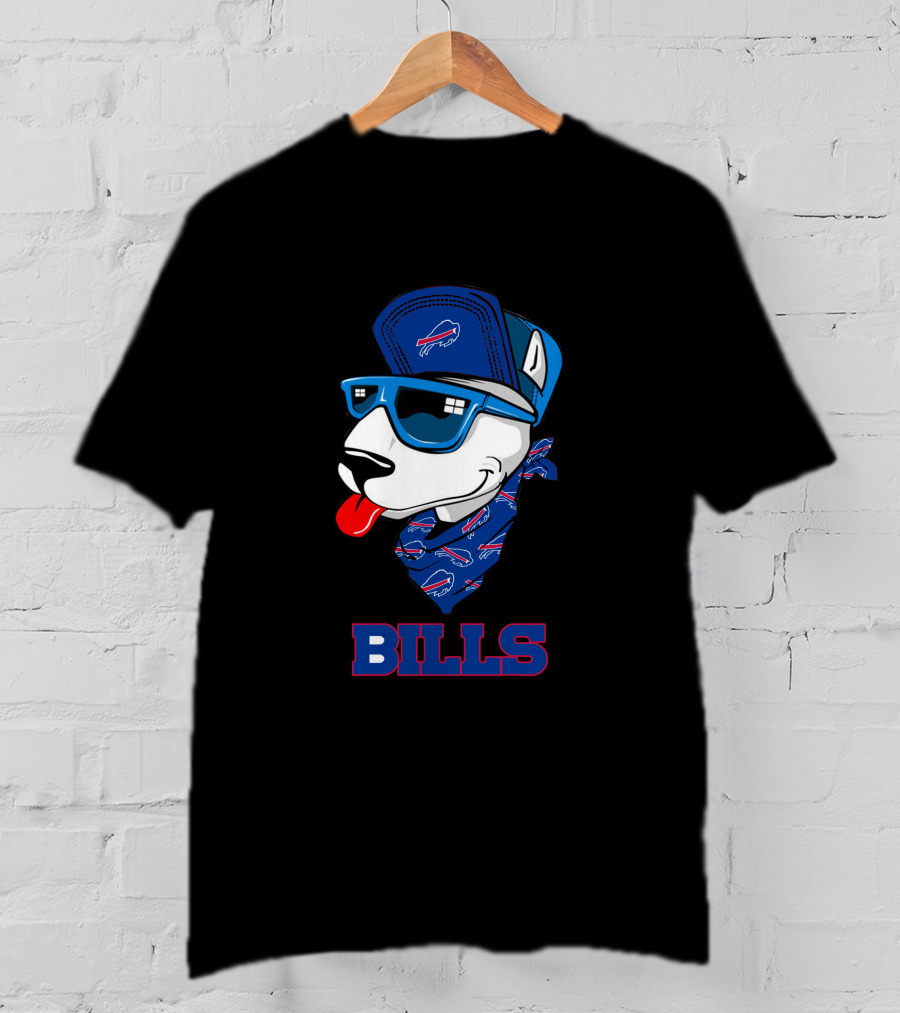 Bills Bull Terrier Cool Buffalo Fan Gear T-Shirt