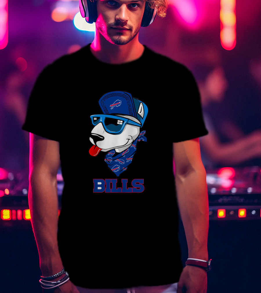 Bills Bull Terrier Cool Buffalo Fan Gear T-Shirt