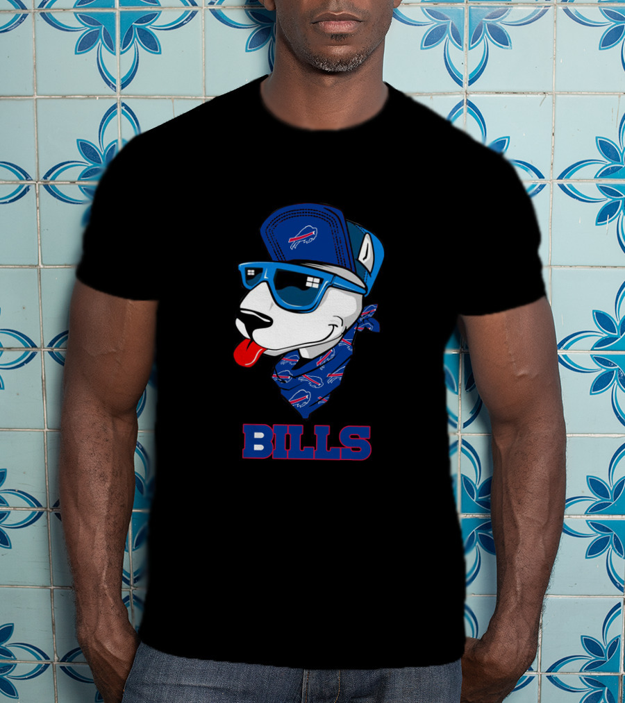 Bills Bull Terrier Cool Buffalo Fan Gear T-Shirt