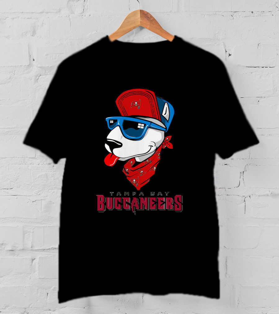 Tampa Bay Buccaneers Bull Terrier T-Shirt