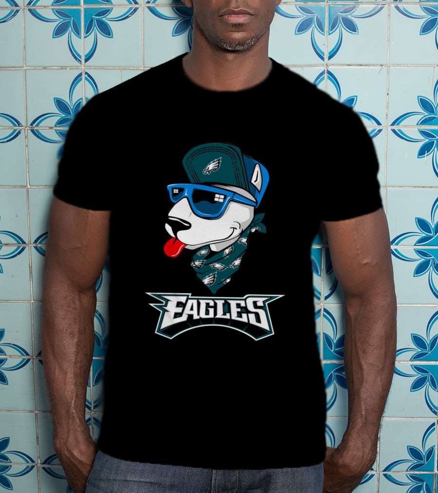 Eagles Bull Terrier Cool Dog Philadelphia Fan Merch T-Shirt