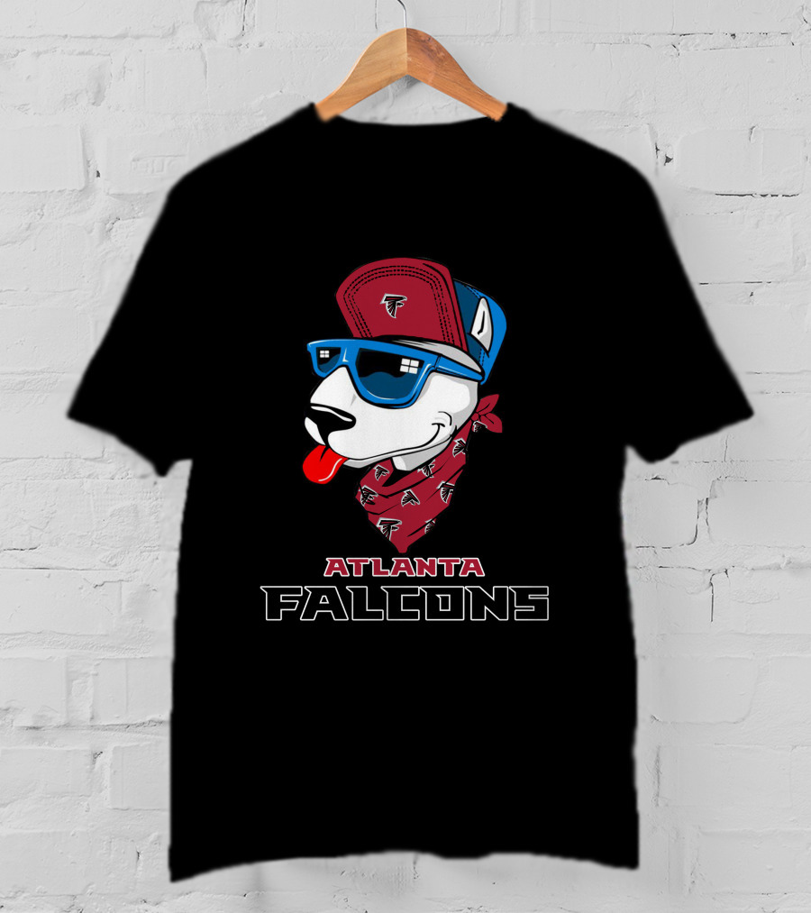 Atlanta Falcons Bull Terrier T-Shirt