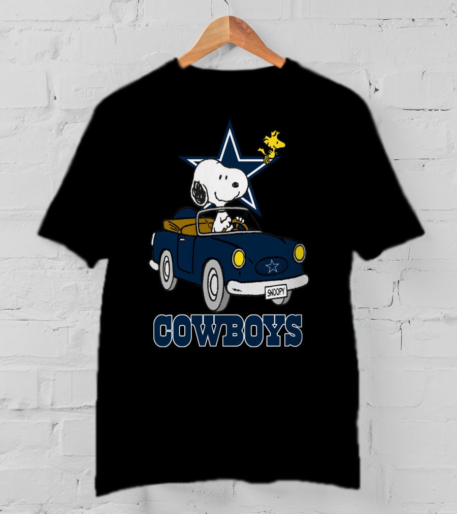 Cowboys Snoopy Woodstock Star Ride T-Shirt