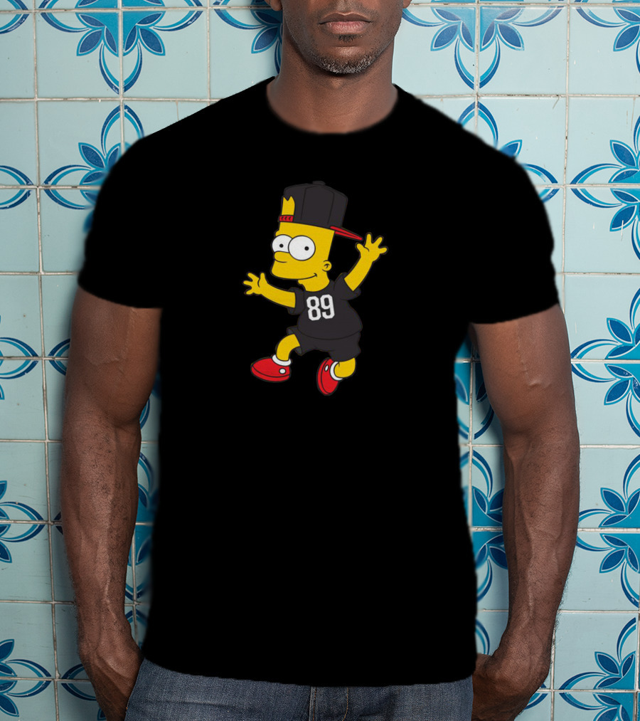 Bart Simpson Hip Hop Style T-Shirt