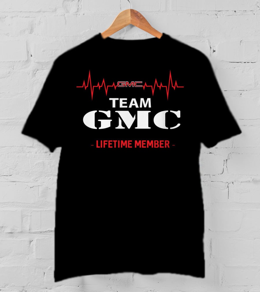 GMC Team Lifetime Member Heartbeat T-Shirt
