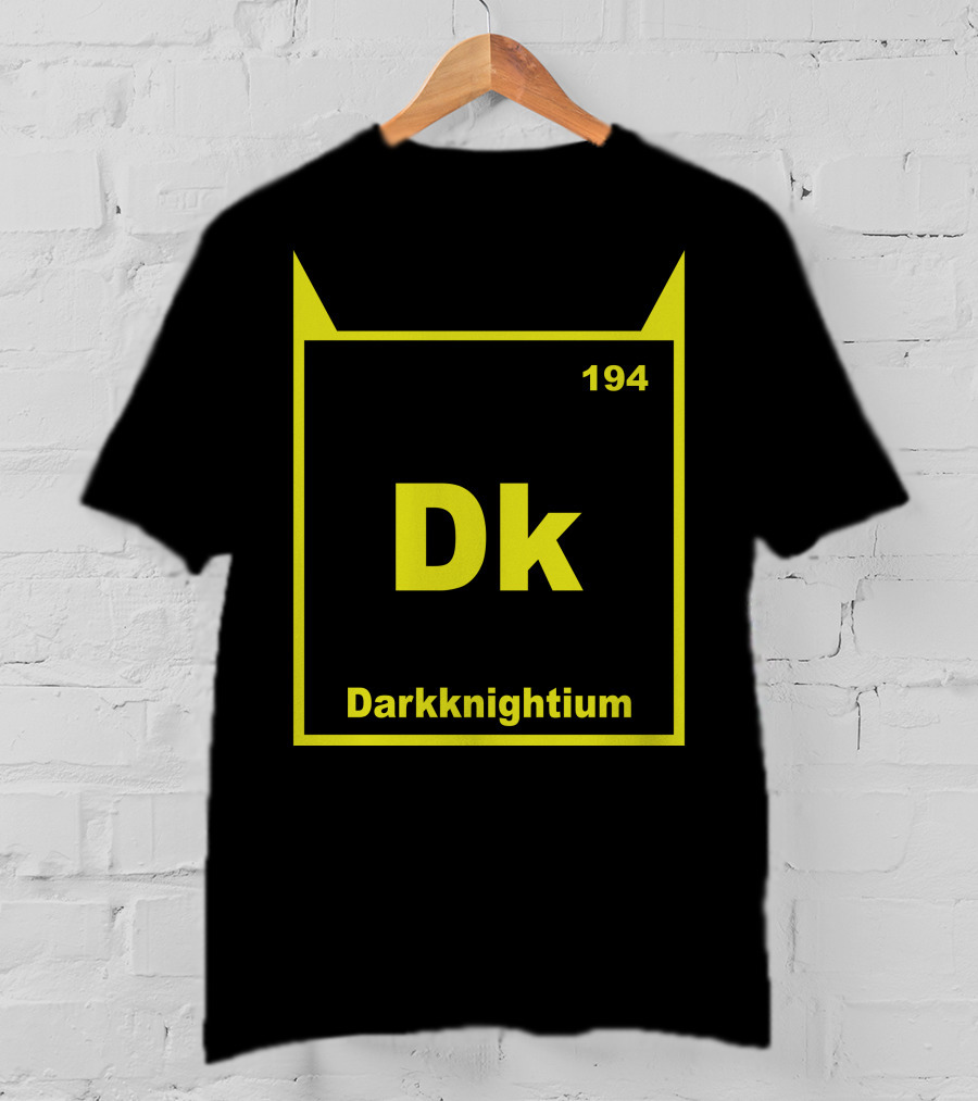 Darkknightium Dk 194 Element Batman Periodic Table T-Shirt
