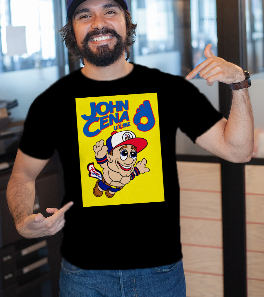 John Cena Never Give Up U C ME Mario T-Shirt