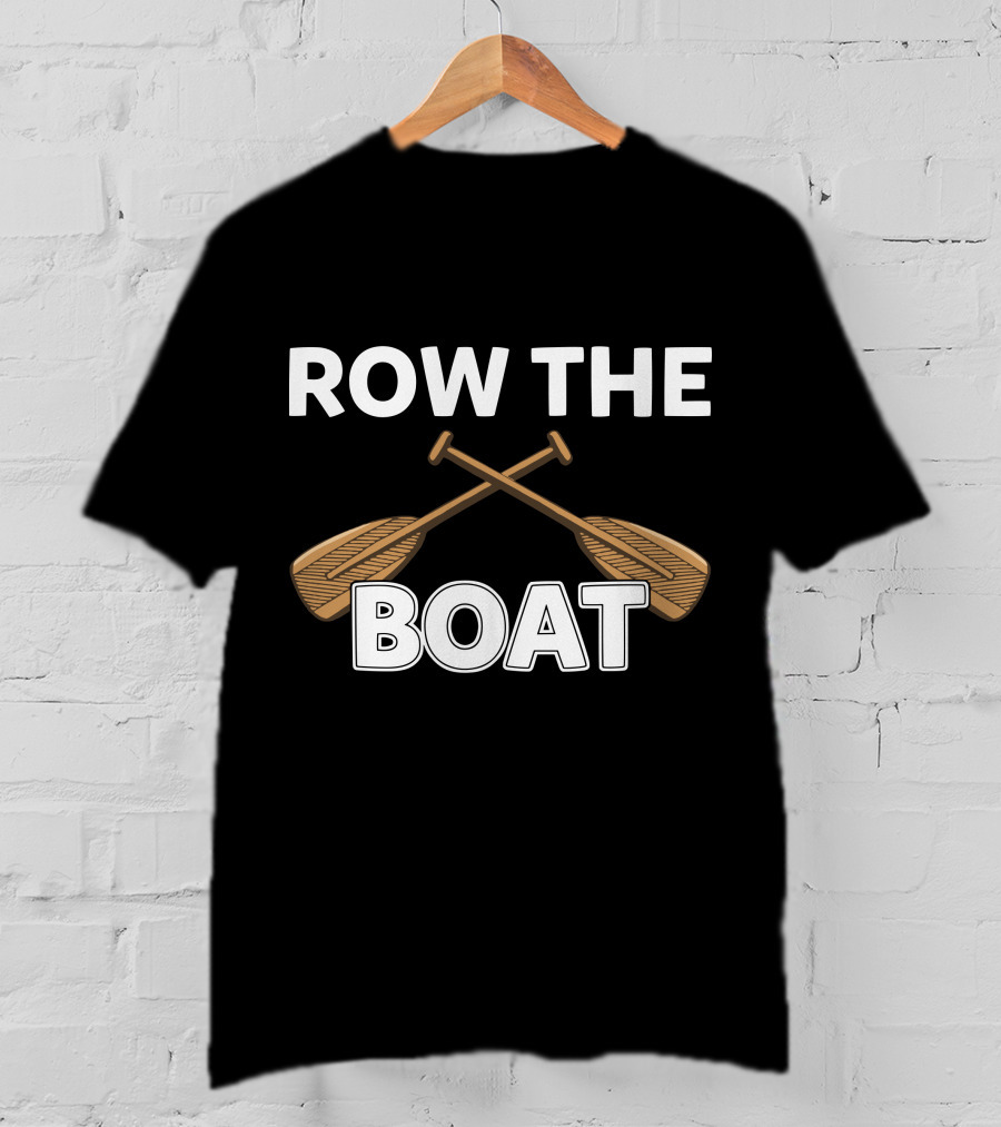 Row The Boat Oars Crossing Western Michigan Football T-Shirt