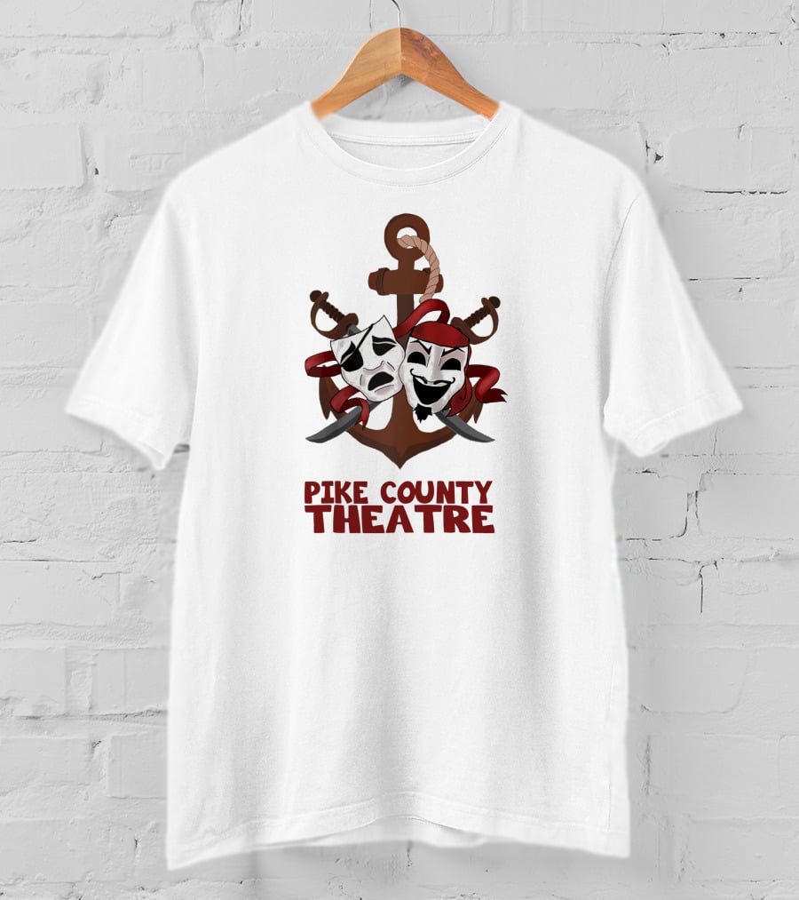 Pike County Theatre Anchor Drama Masks T-Shirt