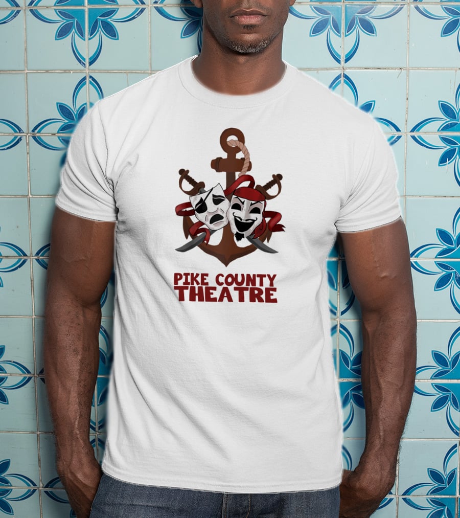 Pike County Theatre Anchor Drama Masks T-Shirt