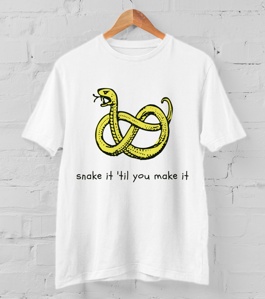 Snake It 'Til You Make It Knotted Serpent Twist T-Shirt