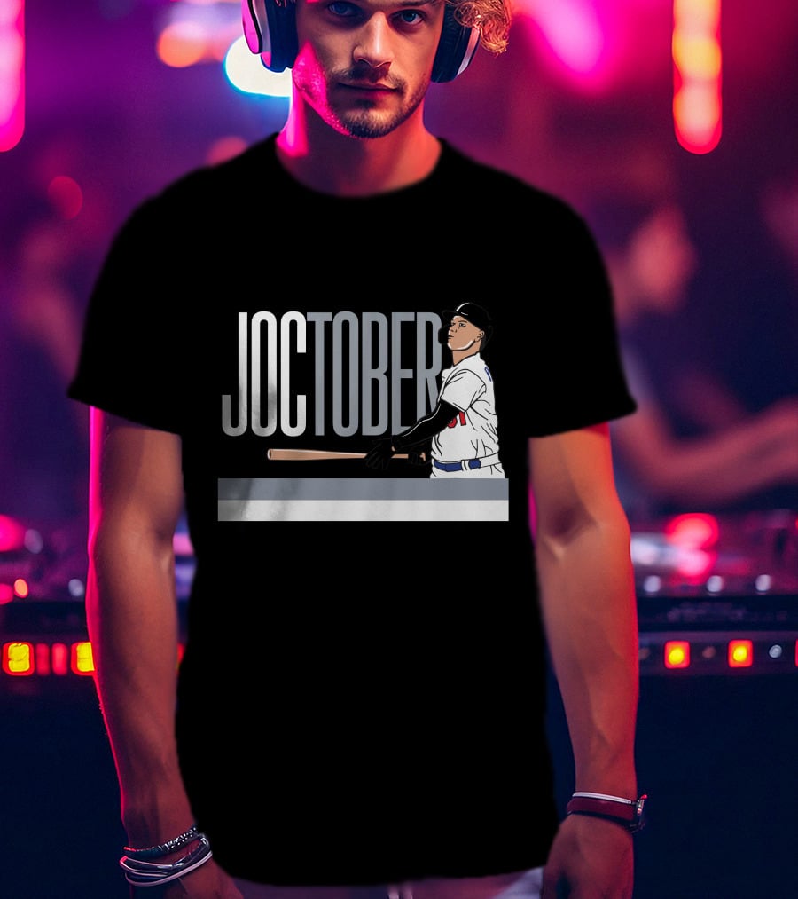 Joctober Baseball Player Batting Iconic Moment T-Shirt