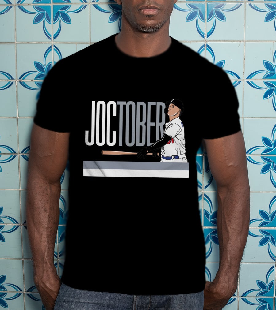 Joctober Baseball Player Batting Iconic Moment T-Shirt