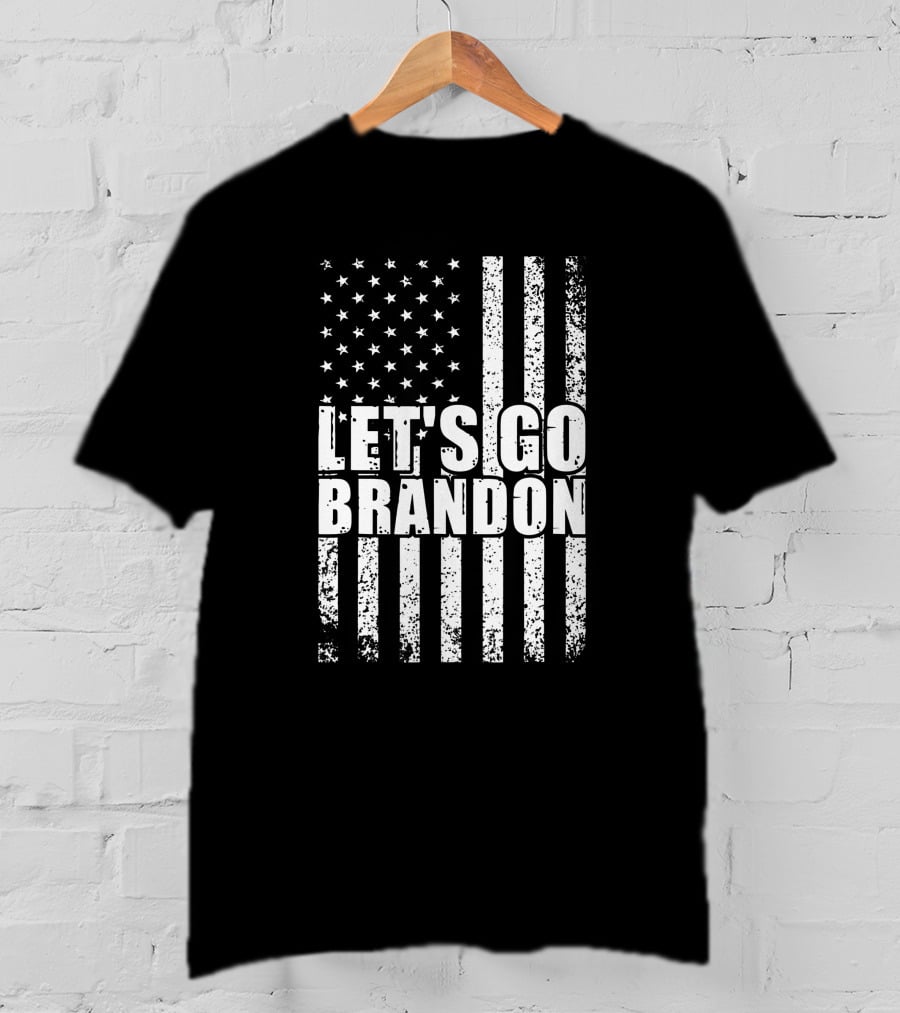 Let's Go Brandon American Flag Conservative T-Shirt
