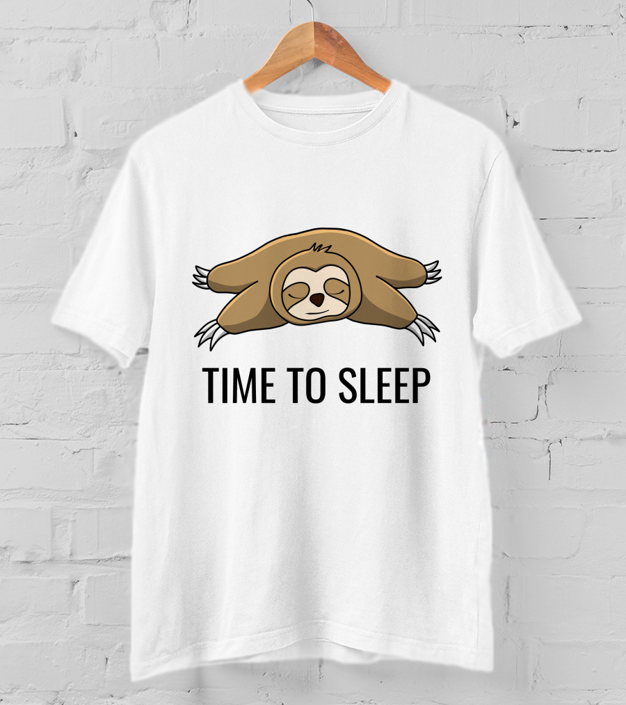 Sleepy Sloth Nap Time Bliss T-Shirt