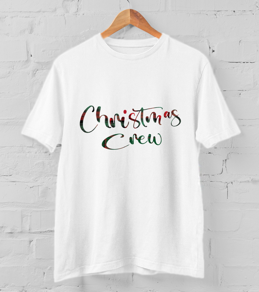 Christmas Crew Plaid T-Shirt