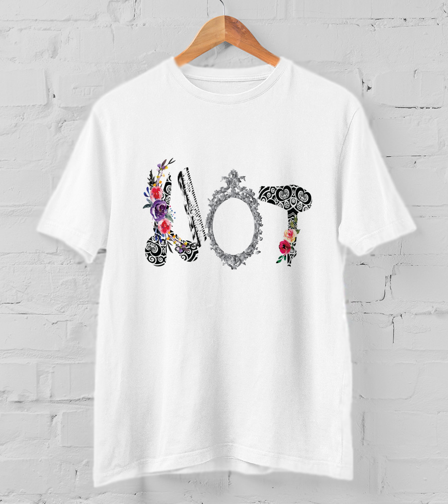 Hair Heart Flowers Hair Style Love Artful T-Shirt