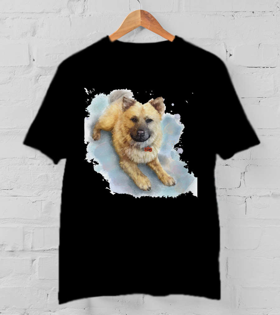 Watercolor Puppy Zen T-Shirt