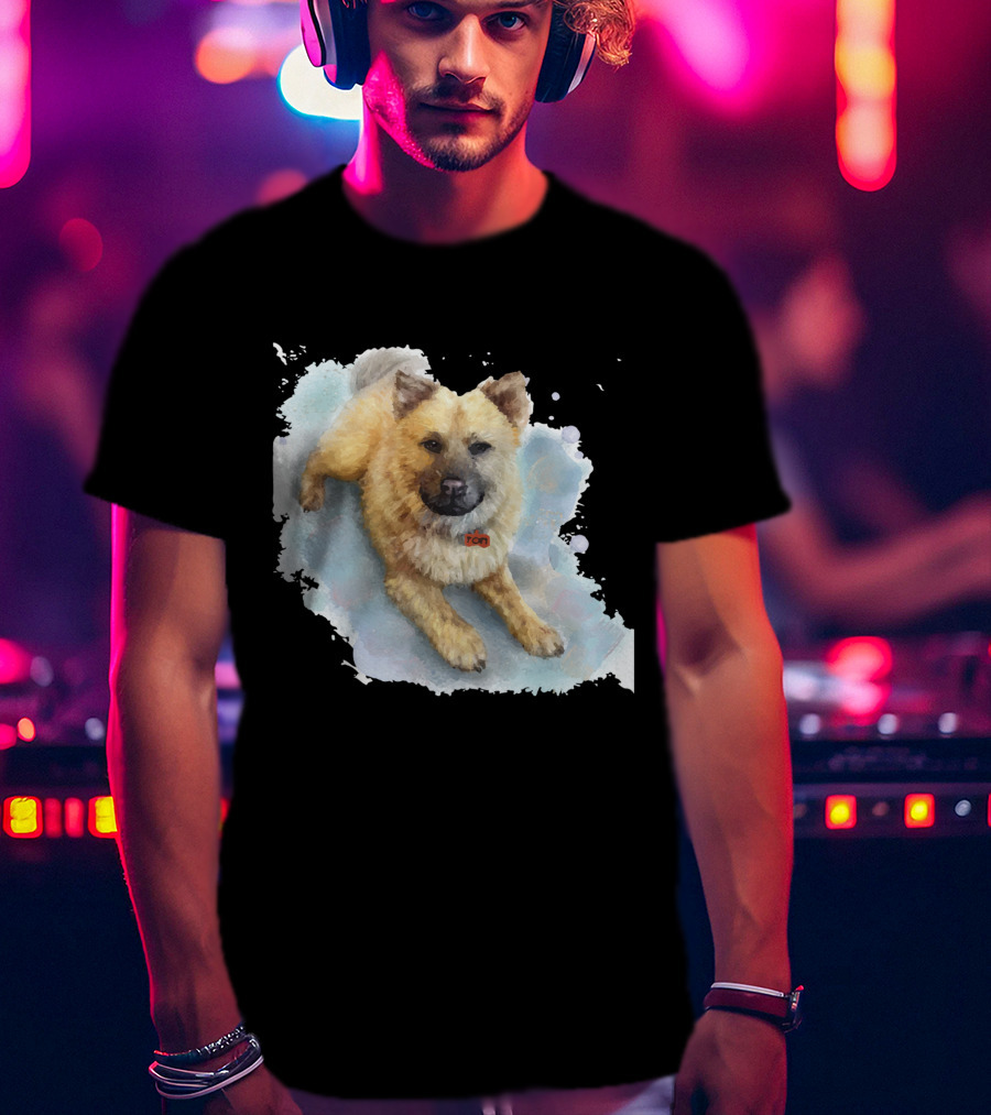 Watercolor Puppy Zen T-Shirt