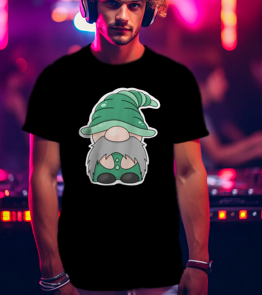 Green Gnomes In Classic Pointed Hat T-Shirt