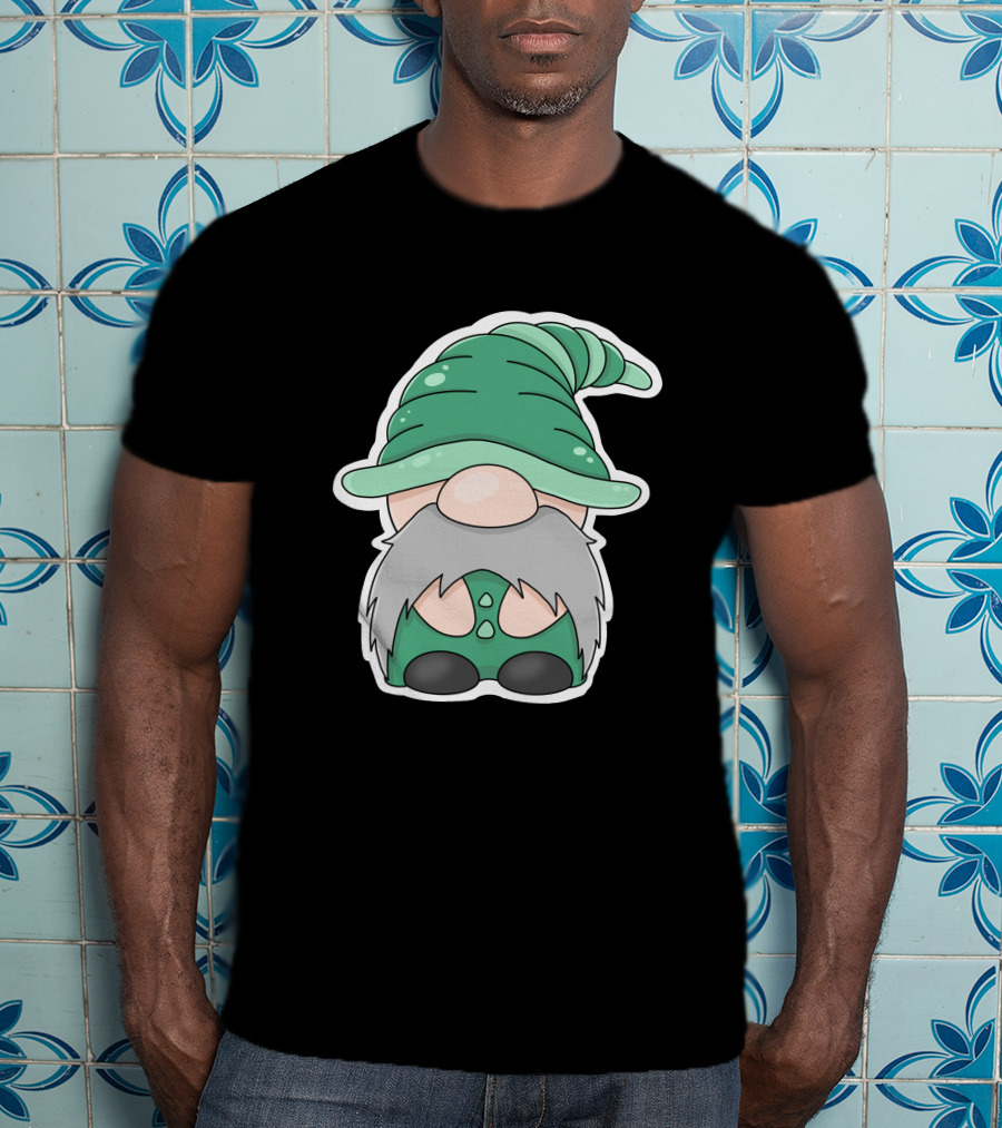 Green Gnomes In Classic Pointed Hat T-Shirt