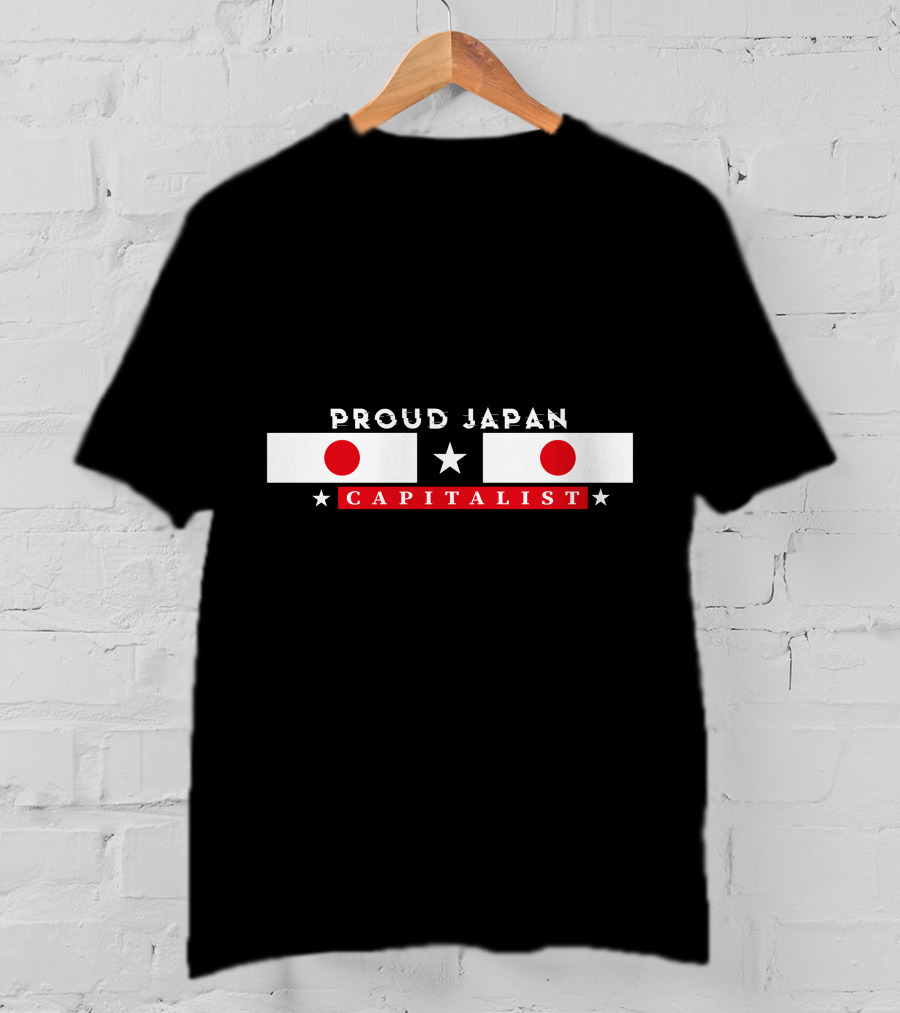 Proud Japan Capitalist Red Circle Star T-Shirt