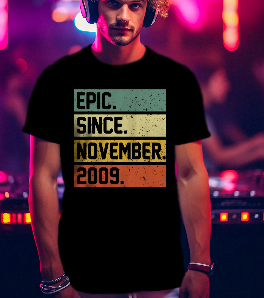 Epic Since November 2009 Retro T-Shirt