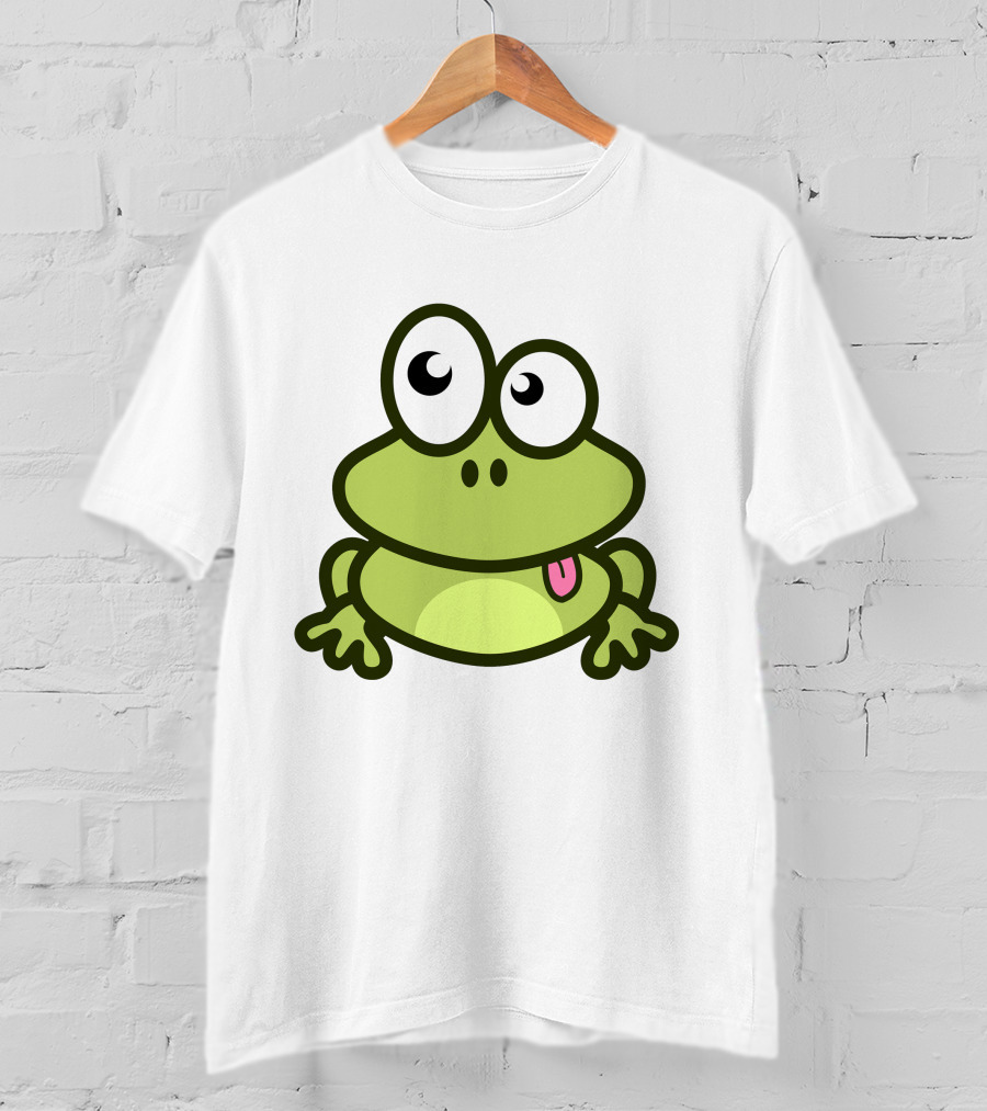 Cute Cartoon Frog Adorable Image T-Shirt