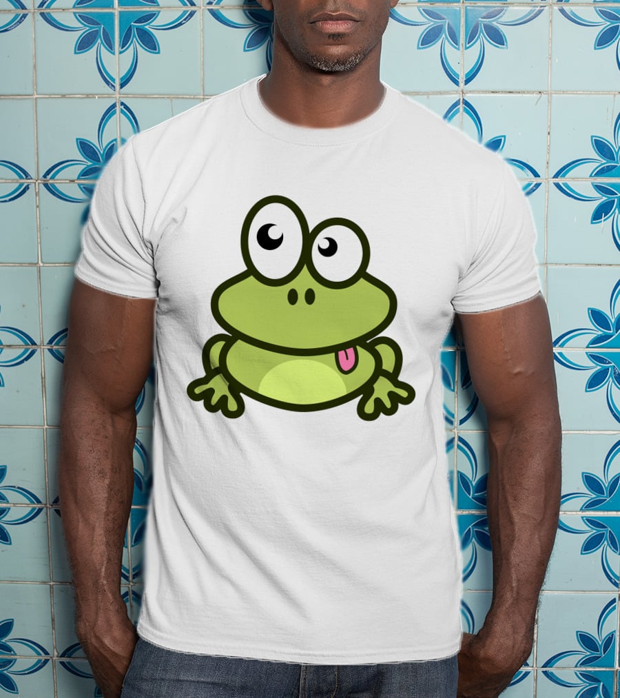 Cute Cartoon Frog Adorable Image T-Shirt