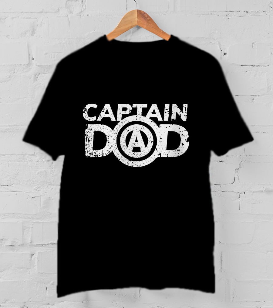 Captain Dad Avengers Inspired T-Shirt