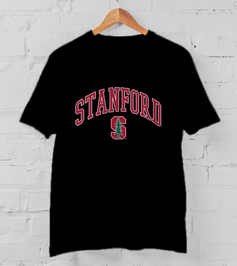 Stanford Cardinal Red Christmas Tree T-Shirt