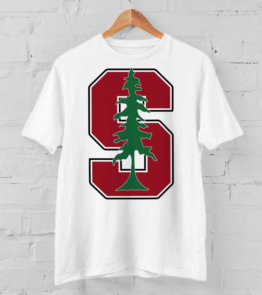 Stanford University Cardinal Logo With Tree T-Shirt