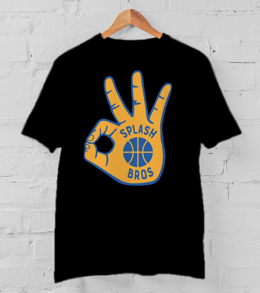 Splash Bros Basketball Foam Finger Logo 3 T-Shirt
