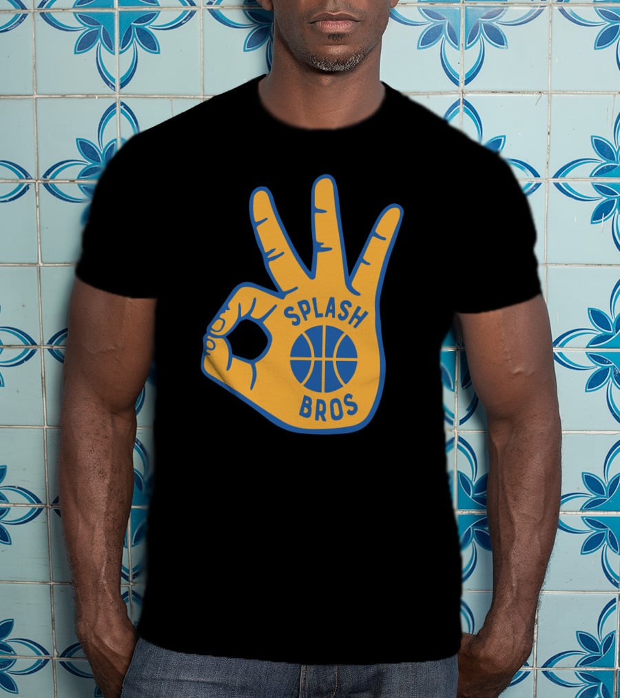 Splash Bros Basketball Foam Finger Logo 3 T-Shirt