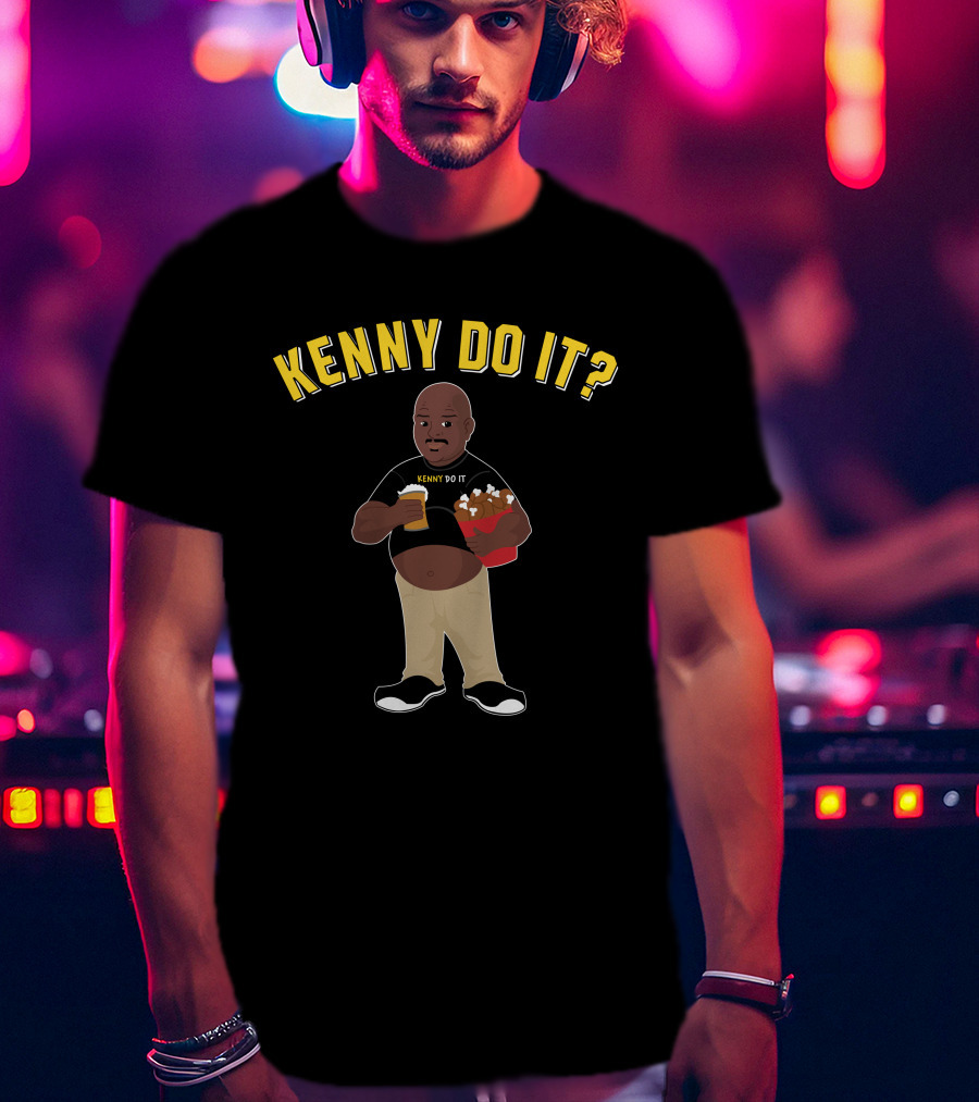 Kenny Do It Funny Guy With Beer And Chicken T-Shirt