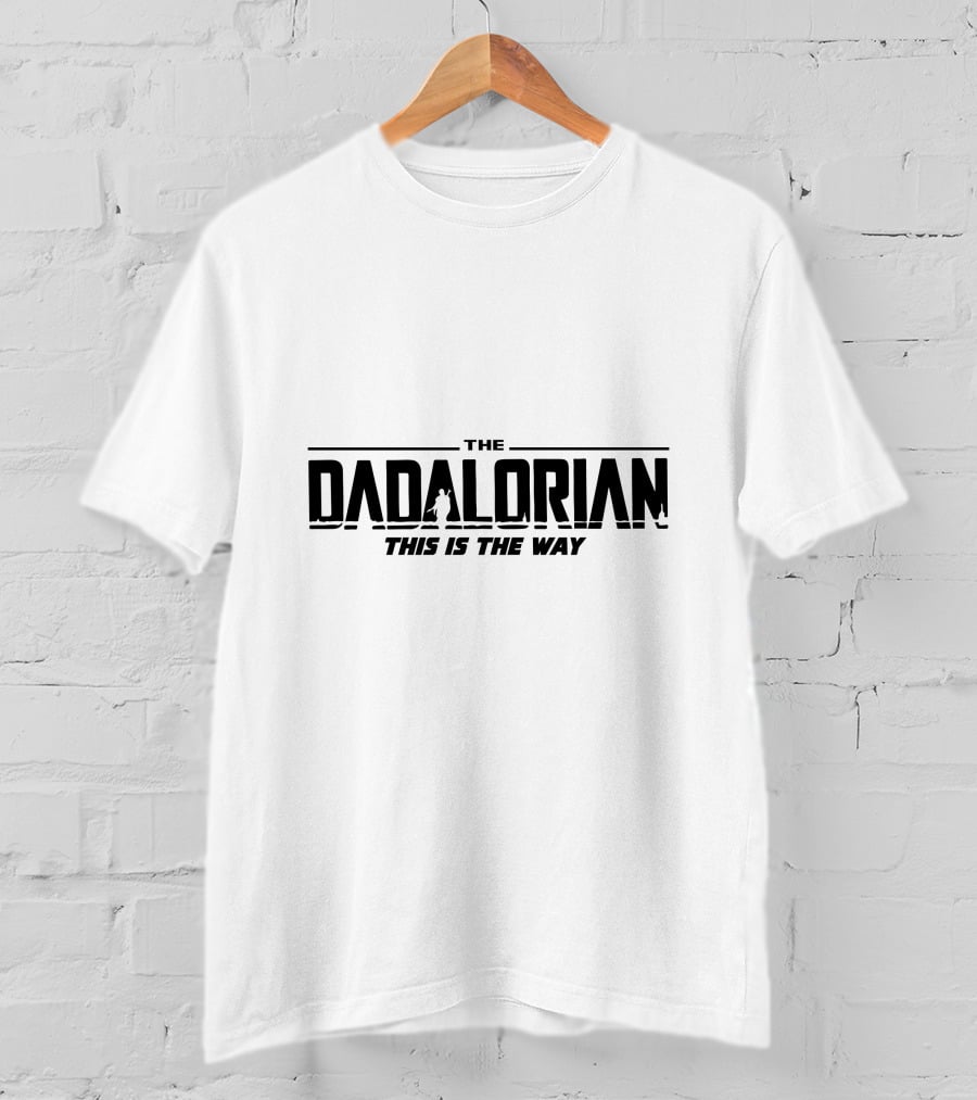The Dadalorian This Is The Way Star Wars Parody Mandalorian Dad T-Shirt
