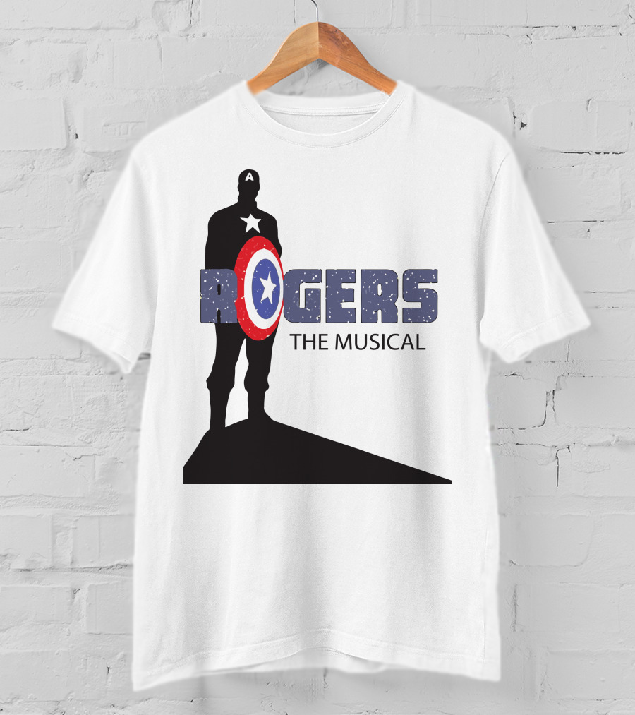 Rogers The Musical Captain America Shield T-Shirt