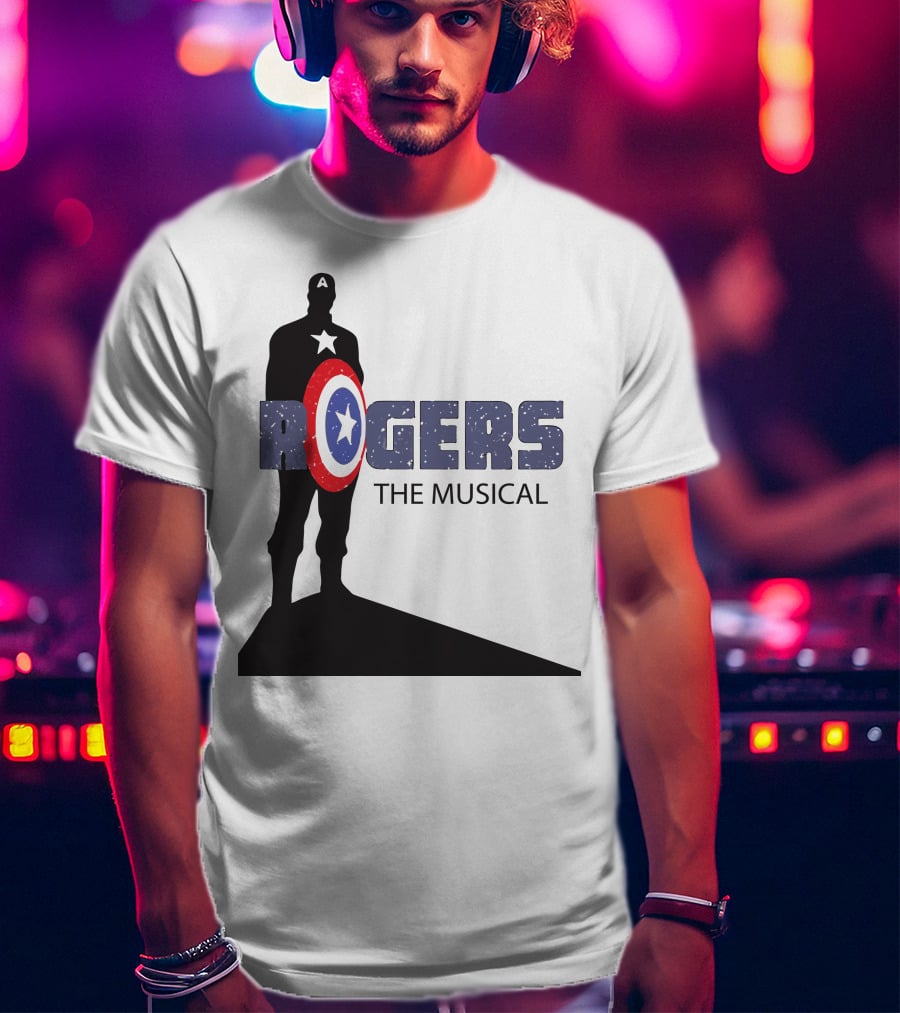 Rogers The Musical Captain America Shield T-Shirt