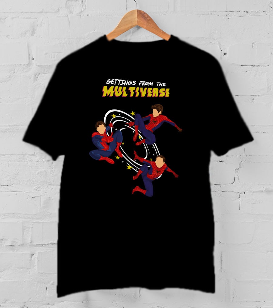 Gettings From The Multiverse Spider-Man Trio T-Shirt