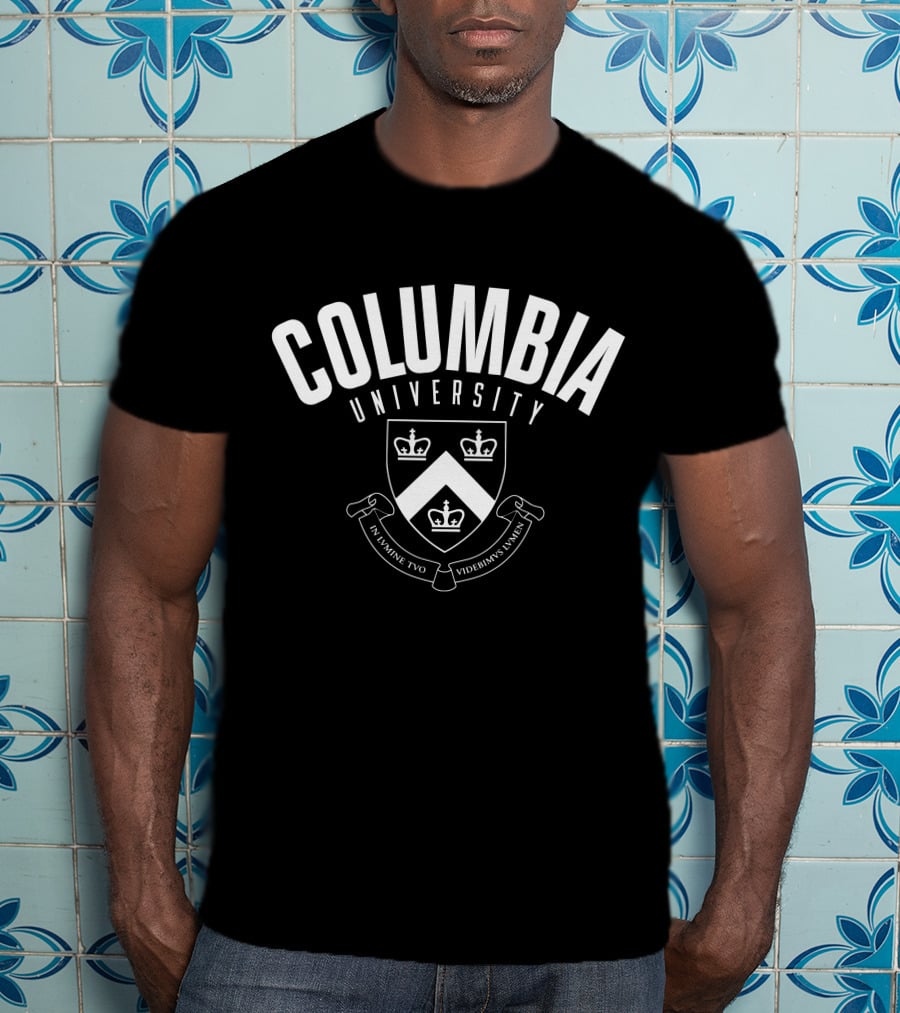 Columbia University Crest In Lumine Tuo Videbimus Lumen T-Shirt